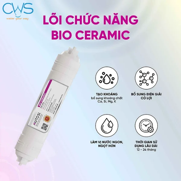 Lõi Lọc Bio Ceramic – Tích Hợp Khoáng Và Điện Giải