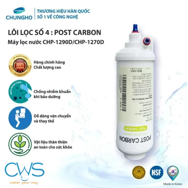 Lõi Lọc Nước Post Carbon CHP-1290D
