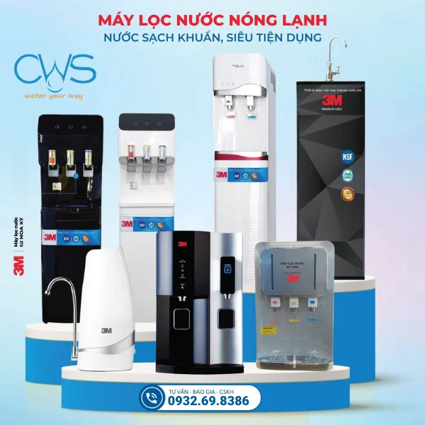 Máy Lọc Nóng Lạnh 3M Aqua-Pure - Nước Sạch Đạt Chuẩn, Nóng-Lạnh Nhanh Chóng