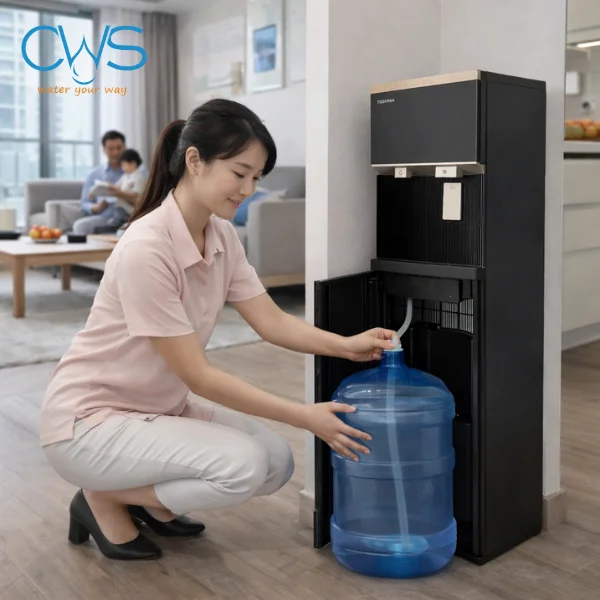 Máy Làm Nước Nóng Lạnh Toshiba RWF-IW2469BVN(K) Tiện Lợi Hơn Với Khoang Chứa Nước Thấp