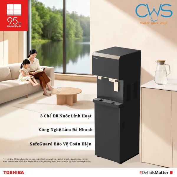 Máy Làm Nước Nóng Lạnh Toshiba RWF-IW2469BVN – Đột Phá Công Nghệ Làm Đá Nhanh Độc Quyền