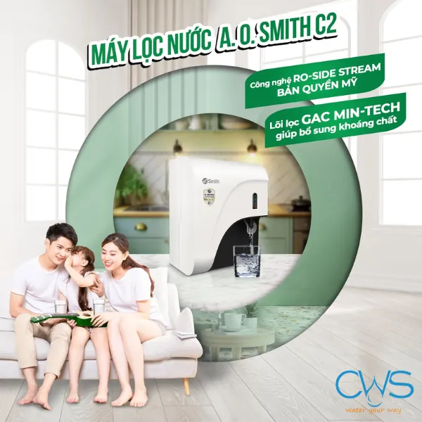 Máy Lọc Nước AO Smith C2 Có Xứng Đáng Đầu Tư Cho Gia Đình Với Ngân Sách 8-9 Triệu
