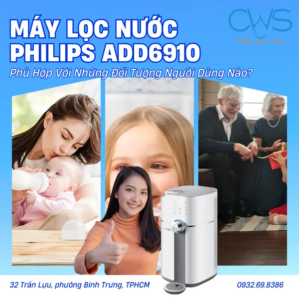 Máy Lọc Nước Philips ADD6910 Phù Hợp Với Những Đối Tượng Người Dùng Nào