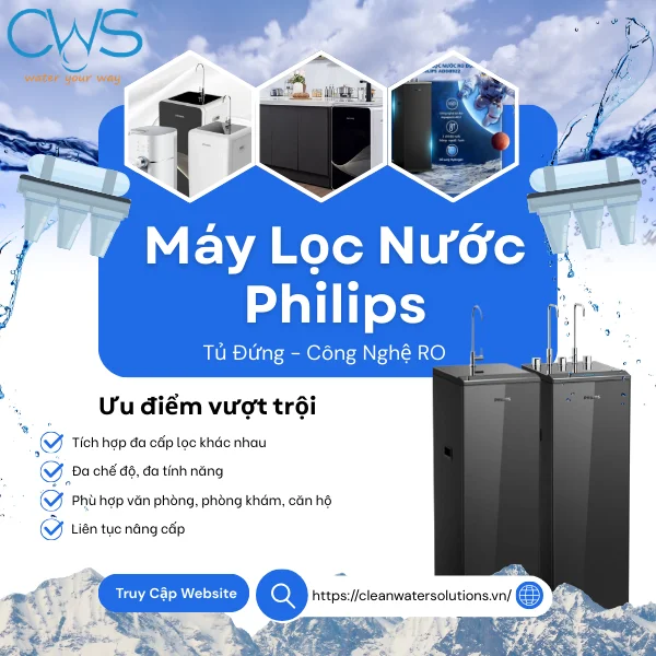 Máy Lọc Nước Philips RO Tủ Đứng – Tiện Nghi Cho Gia Đình Đông Người