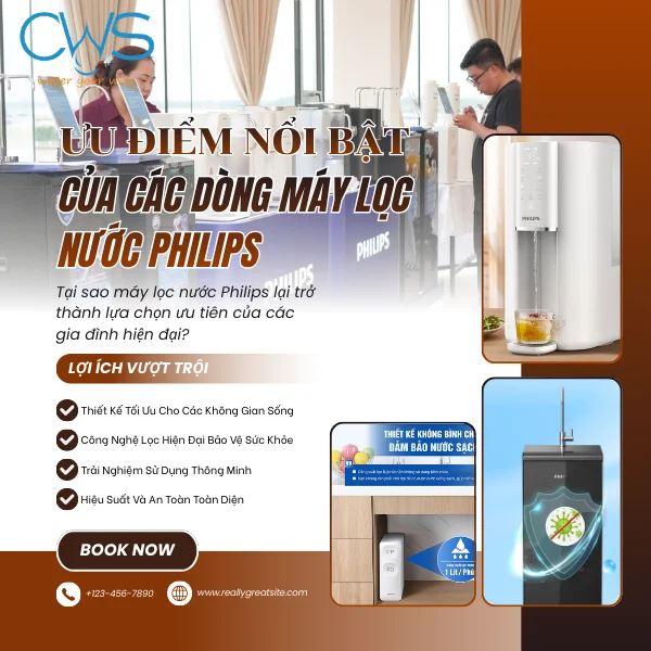 Những Ưu Điểm Nổi Bật Của Các Dòng Máy Lọc Nước Philips