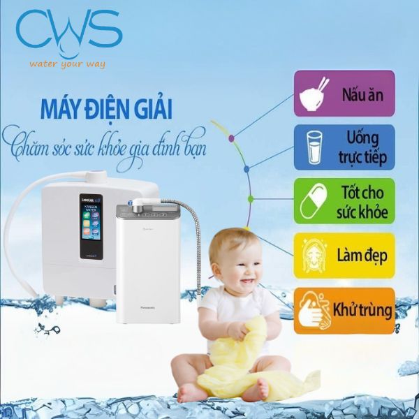 Nước ion kiềm giúp gia tăng sức đề kháng ở trẻ