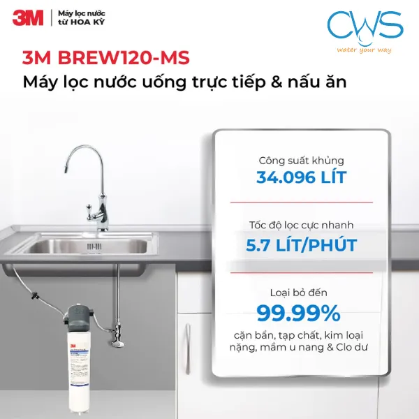 Ứng Dụng Máy Lọc Nước 3M Aqua-Pure BREW120-MS Trong Gia Đình Và Kinh Doanh