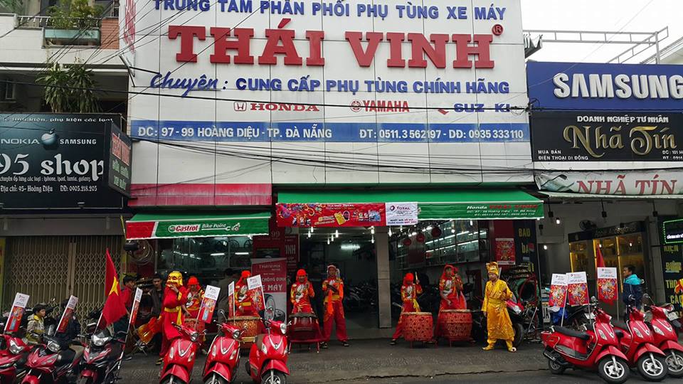 trung tâm phân phối phụ tùng xe máy Thái Vinh