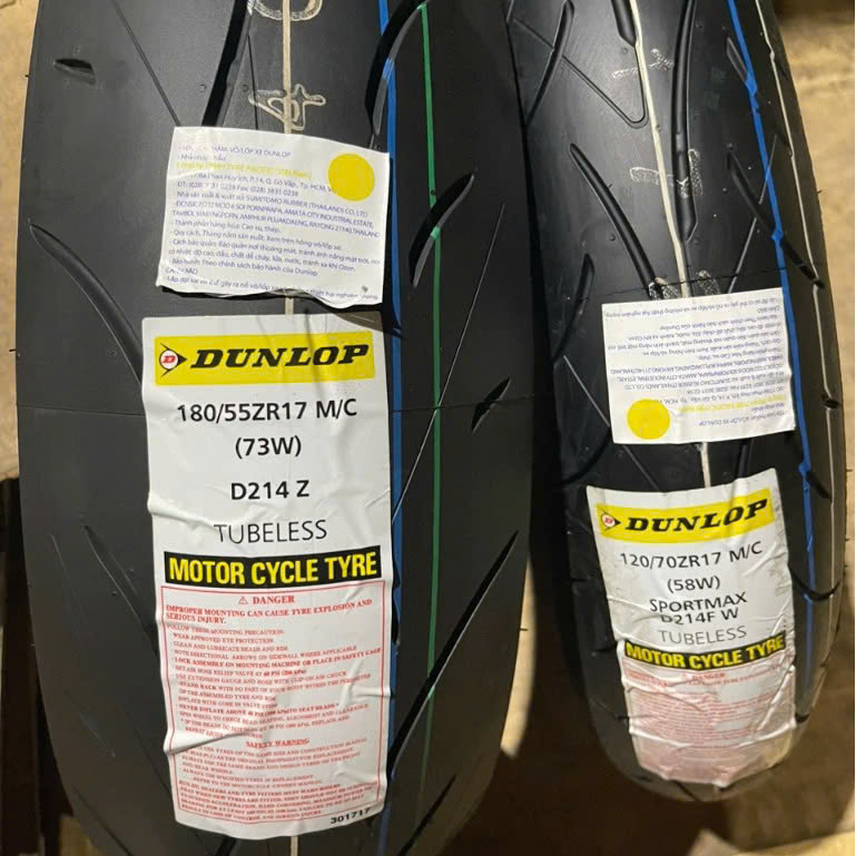 lop dunlop touring di xa