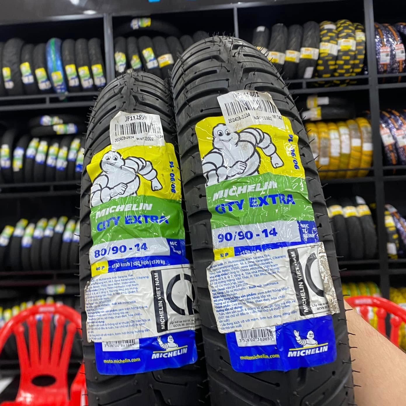 thay lop michelin tai cho lay ngay