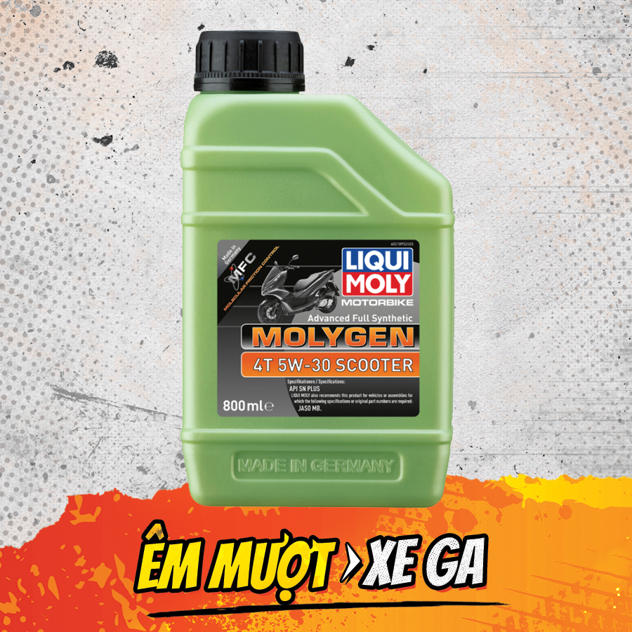 Nhớt Liqui Moly và Repsol – lựa chọn cao cấp cho xe ga và moto
