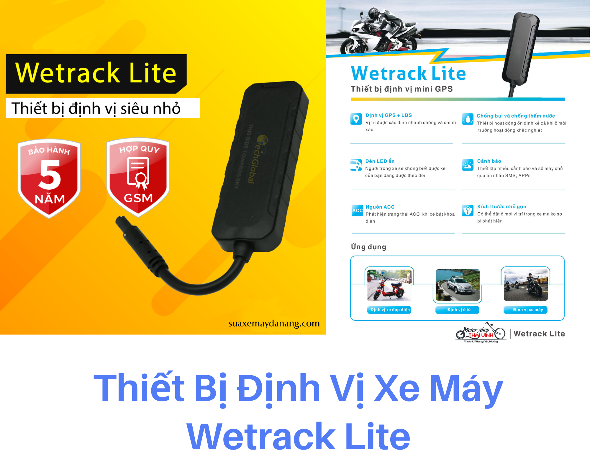 thiết bị định vị wetrack lite