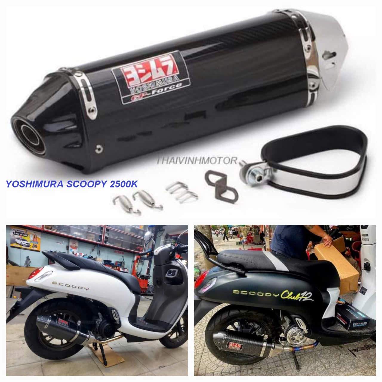Pô Scoopy độ nhẹ