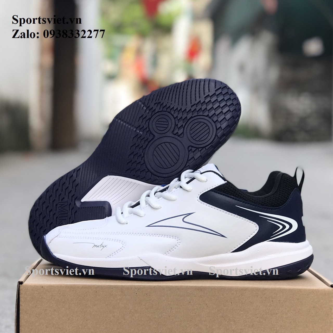 giay-cau-long-bong-chuyen-nam-mira-matrix-xanh-sportsviet