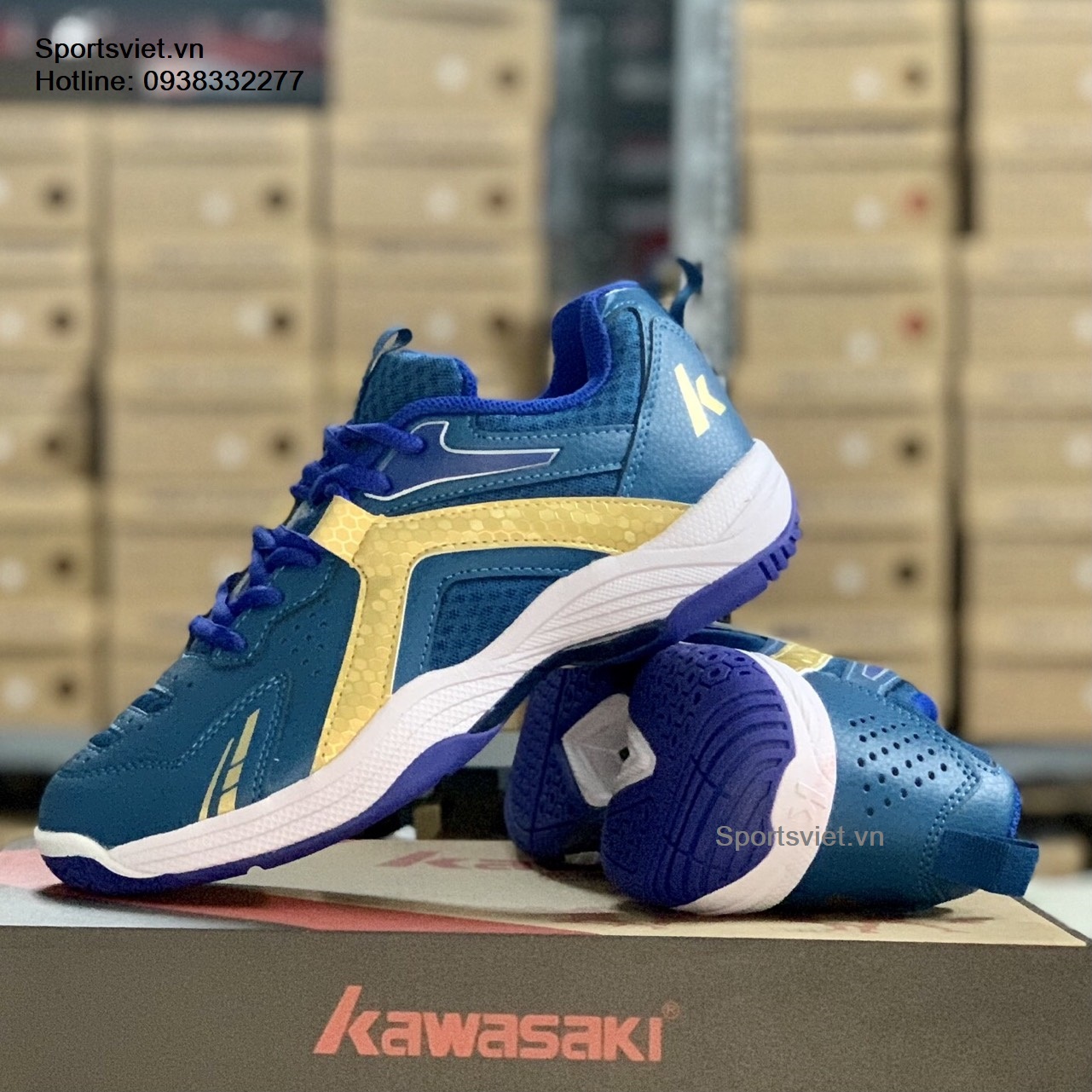 giay-cau-long-bong-chuyen-nam-nu-kawasaki-sportsviet-A3310-xanh
