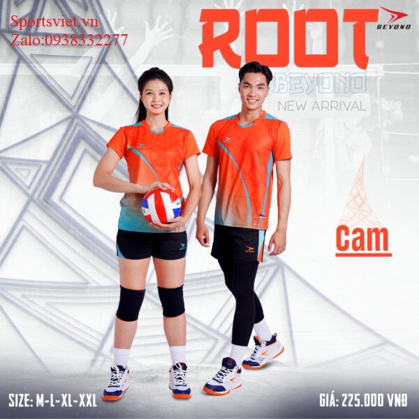 quan-ao-bong-chuyen-nam-nu-beyono-root-mau-cam-sportsviet