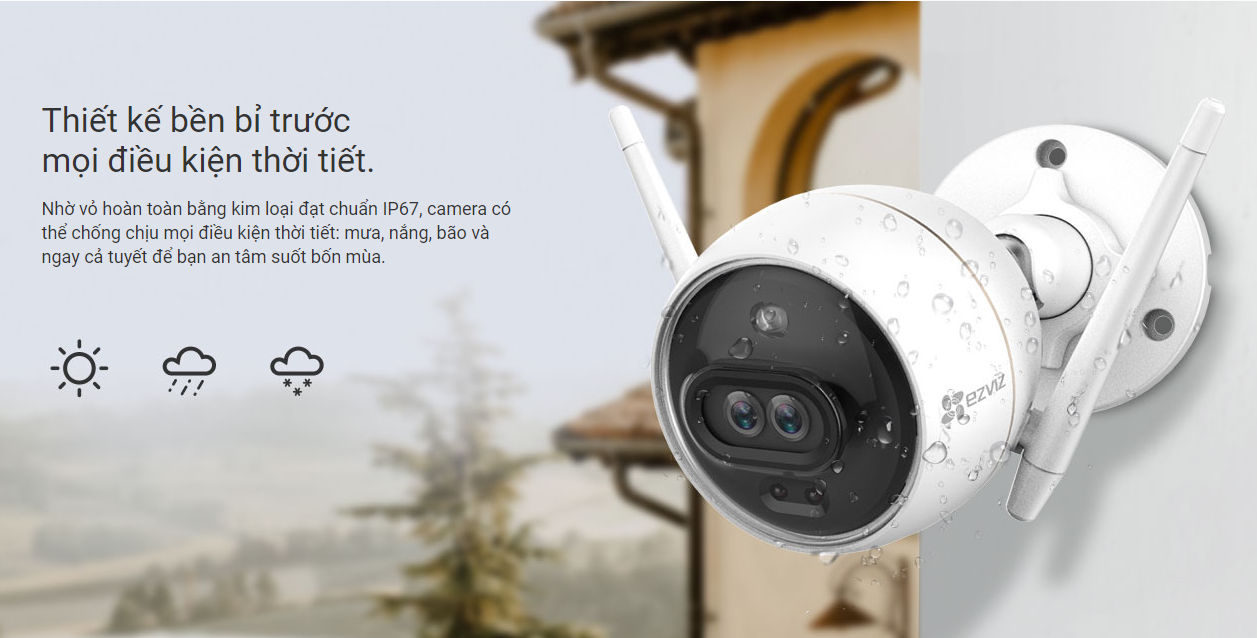 Camera Wifi C3X Ngoài trời 1080P