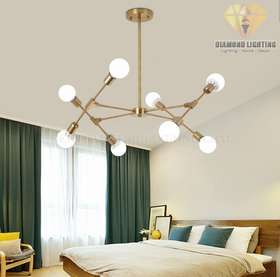 Đèn chùm hiện đại DCH960 thường được lắp đặt ở vị trí trung tâm phòng khách và thường được xem như là nguồn ánh sáng chính để vừa làm đèn chiếu sáng, vừa làm đèn trang trí.