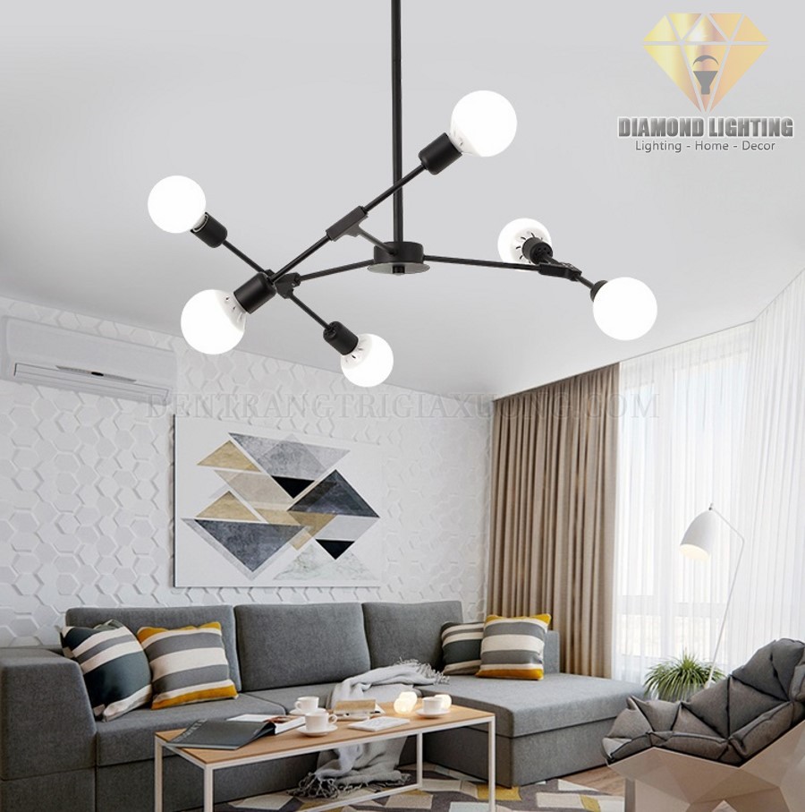 Ngoài ra bạn vẫn có thể lắp đặt Đèn chùm hiện đại DCH960 ở giữa bàn ăn, trung tâm phòng ngủ hoặc giữa giường ngủ.
