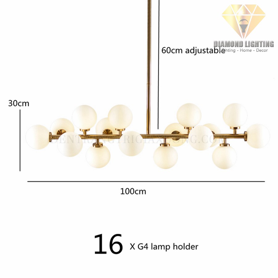 Đèn chùm hiện đại DCH990 rất phù hợp để làm đèn trang trí, đèn tiền sảnh, trang trí bàn ăn, trang trí phòng khách và trang trí phòng ngủ cho ngôi nhà của bạn..