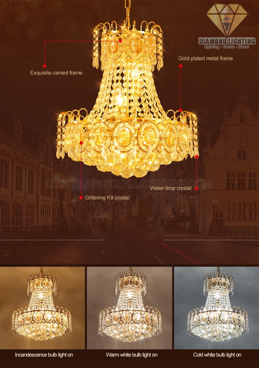 Đèn chùm pha lê hiện đại DPH160 rất phù hợp để làm đèn trang trí, trang trí phòng khách, trang trí bàn ăn và trang trí phòng ngủ cho ngôi nhà của bạn !