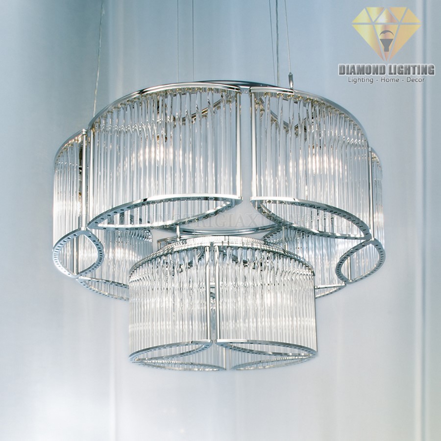 Đèn chùm pha lê hiện đại DPH880 thường được lắp đặt ở trung tâm phòng khách, trung tâm phòng ngủ hoặc giữa bàn ăn, vừa làm đèn chiếu sáng, vừa làm đèn trang trí.