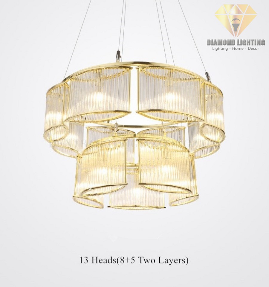 Đèn chùm pha lê hiện đại DPH880 thường được lắp đặt ở trung tâm phòng khách, trung tâm phòng ngủ hoặc giữa bàn ăn, vừa làm đèn chiếu sáng, vừa làm đèn trang trí.