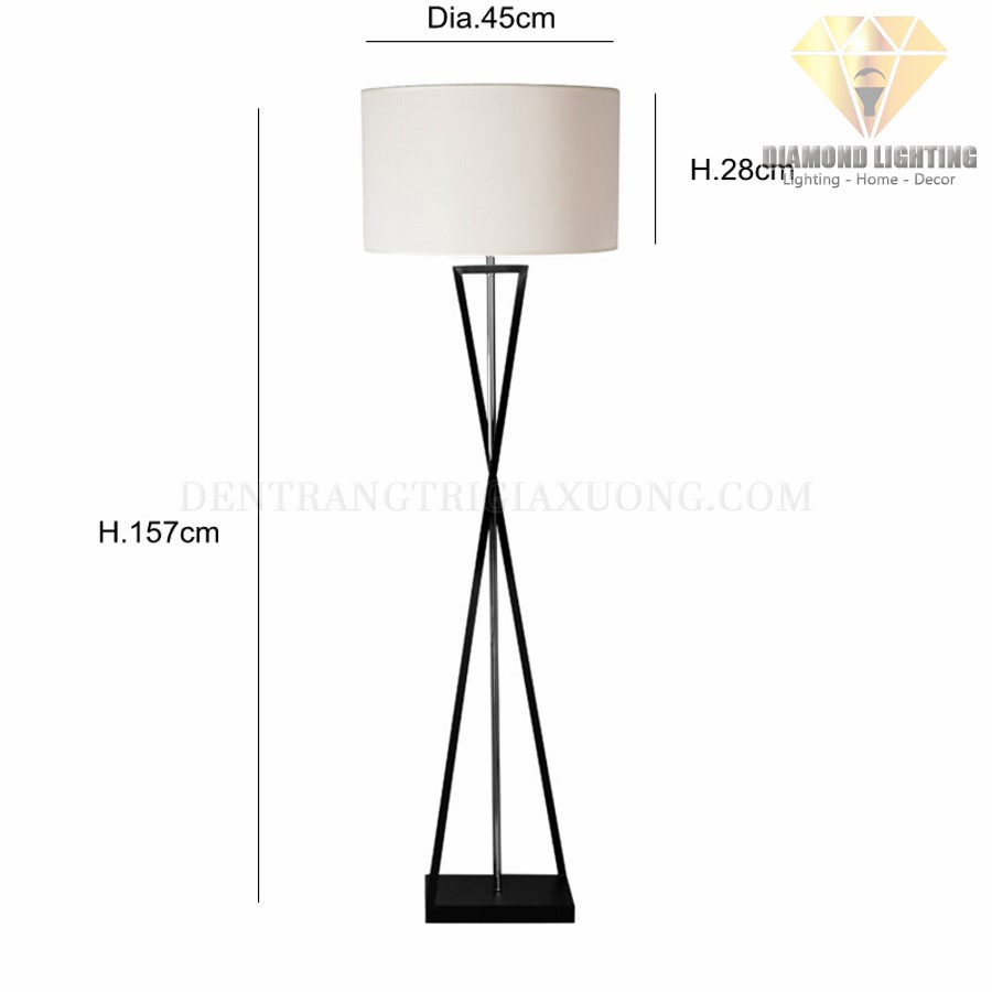 Đèn cây chân chéo DCS130 rất phù hợp để làm đèn trang trí, trang trí phòng khách và trang trí phòng ngủ cho ngôi nhà của bạn !