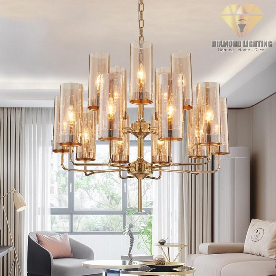 Đèn chùm hiện đại DCH601 thường được lắp đặt ở trung tâm phòng khách, trung tâm phòng ngủ hoặc giữa bàn ăn, vừa làm đèn chiếu sáng, vừa làm đèn trang trí.