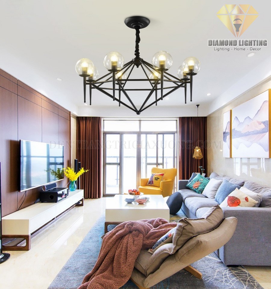 Đèn chùm chao thủy tinh DCH760 thường được lắp đặt ở vị trí trung tâm phòng khách và thường được xem như là nguồn ánh sáng chính để vừa làm đèn chiếu sáng, vừa làm đèn trang trí.