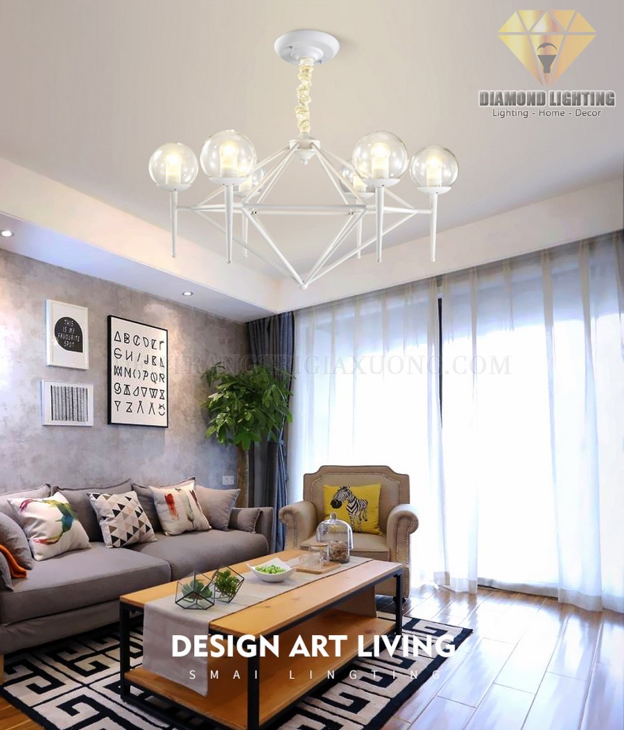 Đèn chùm chao thủy tinh DCH760 thường được lắp đặt ở vị trí trung tâm phòng khách và thường được xem như là nguồn ánh sáng chính để vừa làm đèn chiếu sáng, vừa làm đèn trang trí.