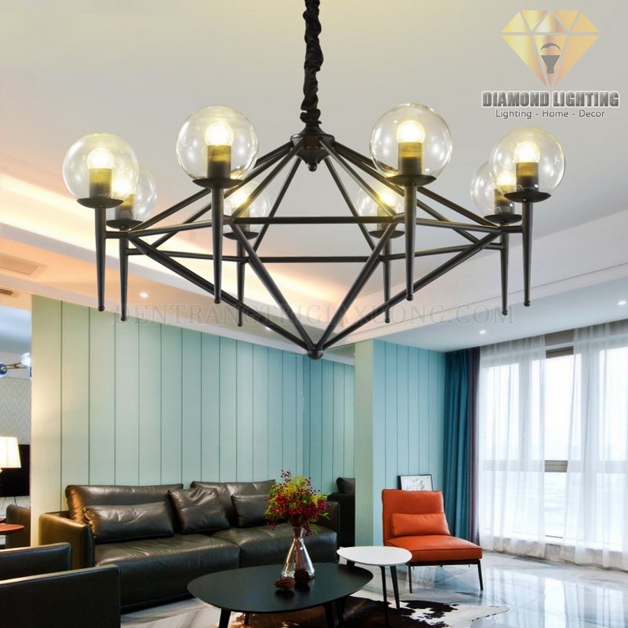 Đèn chùm chao thủy tinh DCH760 thường được lắp đặt ở vị trí trung tâm phòng khách và thường được xem như là nguồn ánh sáng chính để vừa làm đèn chiếu sáng, vừa làm đèn trang trí.