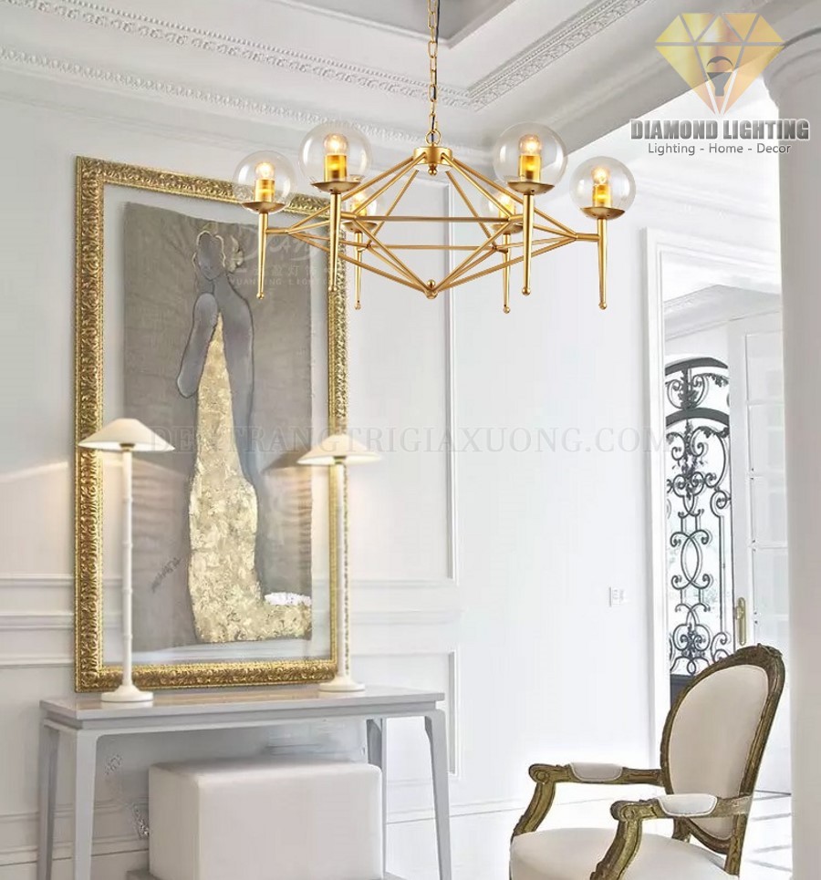 Đèn chùm chao thủy tinh DCH760 thường được lắp đặt ở vị trí trung tâm phòng khách và thường được xem như là nguồn ánh sáng chính để vừa làm đèn chiếu sáng, vừa làm đèn trang trí.