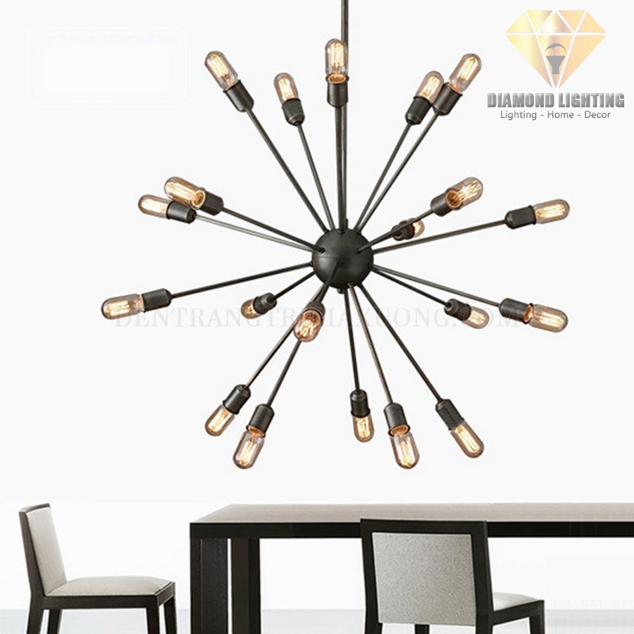 Đèn chùm hiện đại DCH780 thường được lắp đặt ở vị trí trung tâm phòng khách và thường được xem như là nguồn ánh sáng chính để vừa làm đèn chiếu sáng, vừa làm đèn trang trí.