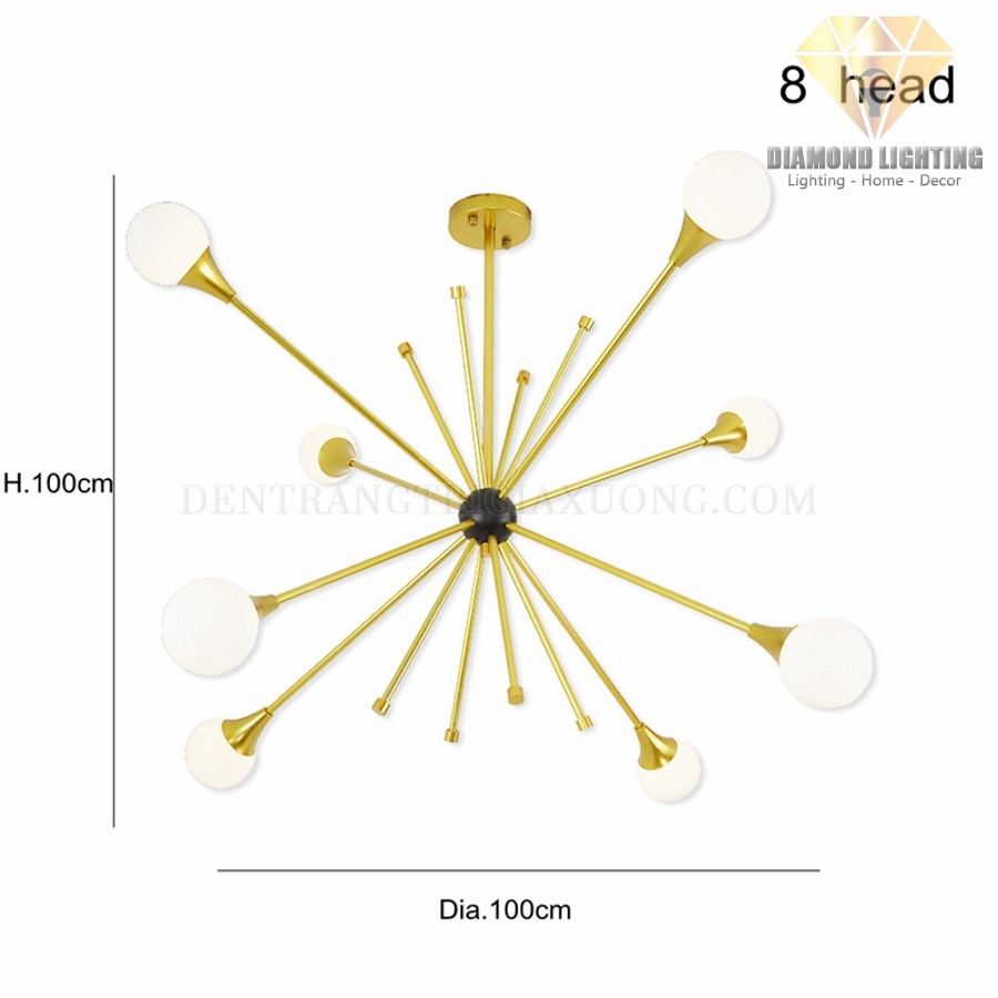 Đèn chùm hoa sao DCH880 rất phù hợp để làm đèn trang trí, đèn tiền sảnh, trang trí bàn ăn, trang trí phòng khách và trang trí phòng ngủ cho ngôi nhà của bạn..