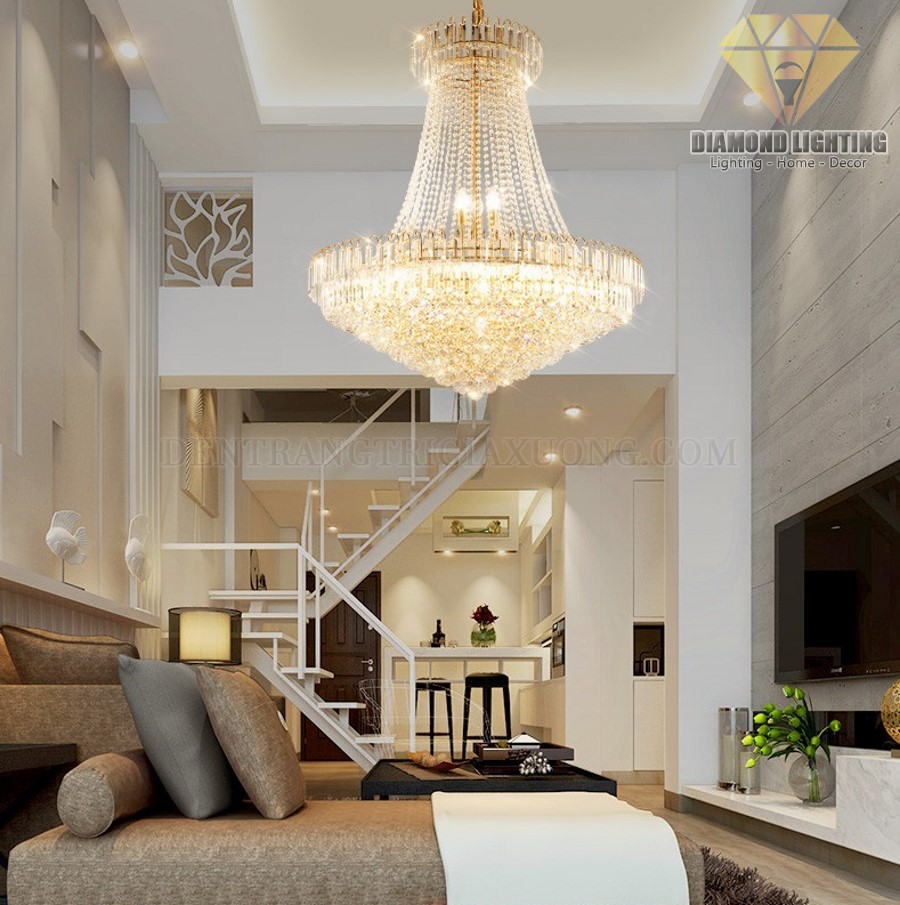 Đèn chùm pha lê hiện đại DPH260 thường được lắp đặt ở trung tâm phòng khách, trung tâm phòng ngủ hoặc giữa bàn ăn, vừa làm đèn chiếu sáng, vừa làm đèn trang trí.