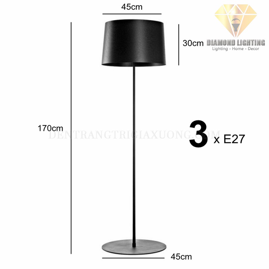 Đèn sàn đèn cây DCS620 thường được treo ở cạnh bàn phòng khách, cạnh ghế sofa, cạnh giường ngủ hoặc đặt ở bất kỳ đâu bạn muốn. Vừa làm đèn đọc sách, vừa làm đèn trang trí.