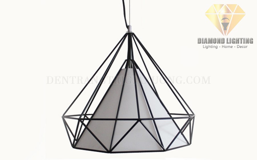 Đèn thả kim cương vải DTCF110