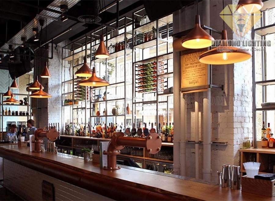Đèn thả quầy bar hiện đại DTCF022 thường được thả ở trung tâm phòng khách, giữa bàn ăn hoặc trung tâm phòng ngủ. Vừa làm đèn chiếu sáng, vừa làm đèn trang trí.