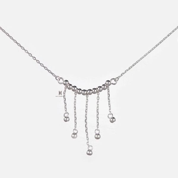 Mẫu dây chuyền N BALL LINE DROP MULTI CHAIN BALL với thiết kế độc đáo