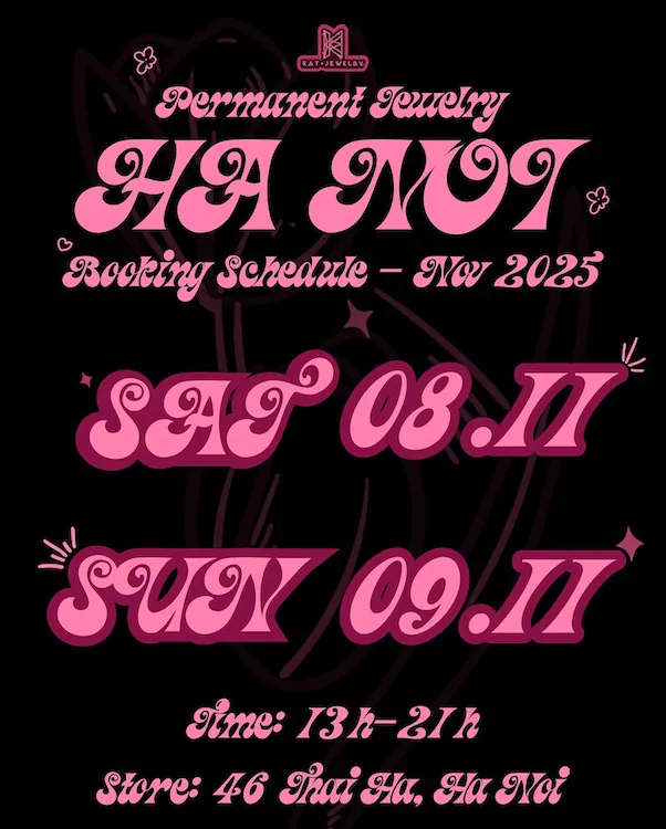 lịch vòng tay vĩnh viễn HN tháng 11-2025