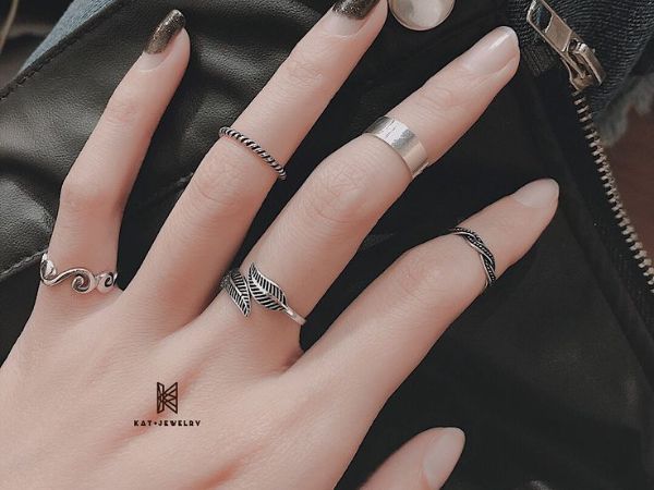 Mẫu nhẫn bạc độc đáo thể hiện sự phá cách của riêng bạn