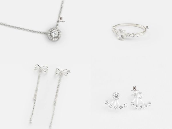 Những thiết kế bạc có đính đá sẽ giúp bạn nổi bật khi diện cùng váy dạ hội