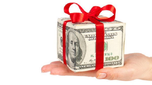 chọn tiền làm quà tặng sinh nhật