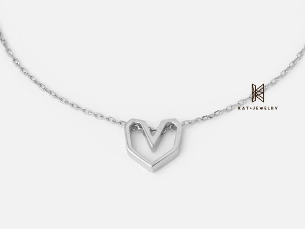 Mẫu dây với hình trái tim tinh tế và cách điệu