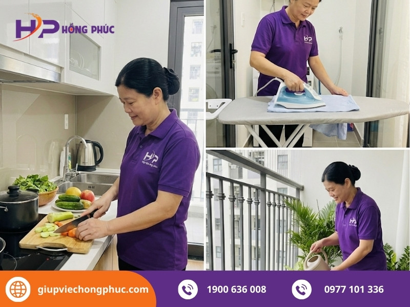 Công việc cụ thể của người giúp việc ngày Tết