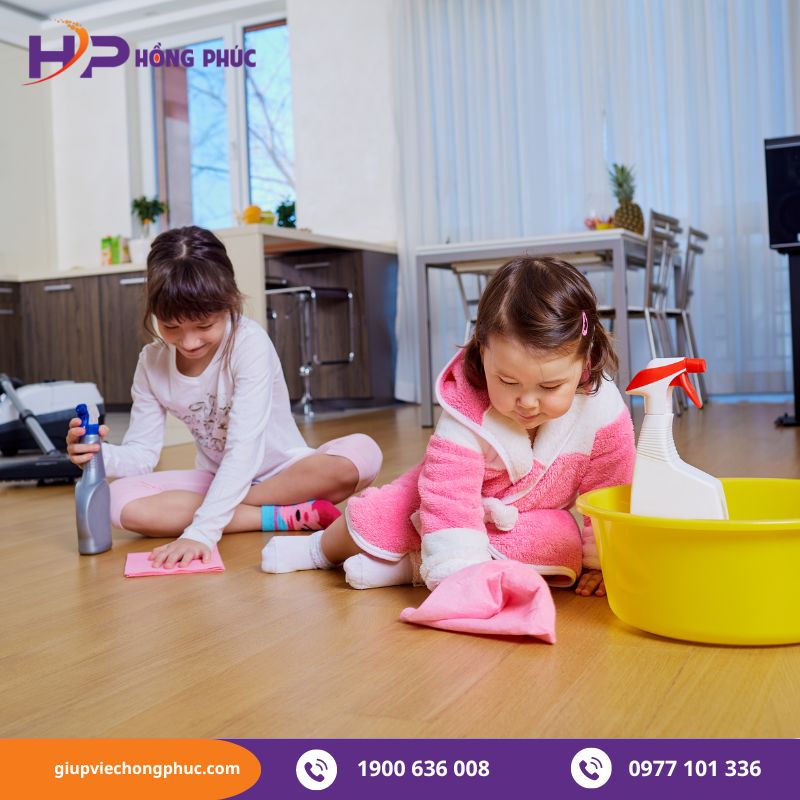 Cách dạy trẻ làm việc nhà hiệu quả