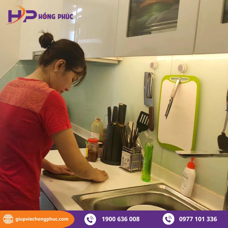 Dịch vụ giúp việc nhà ở lại gia đình của Hồng Phúc