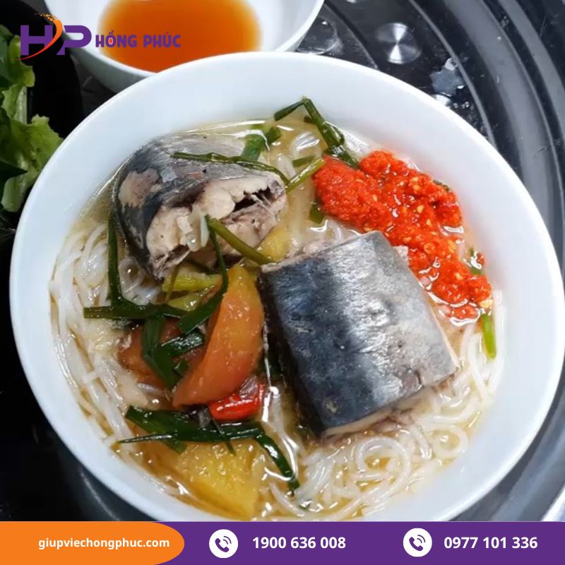 món ngon từ cá nục - cá nục nấu bún