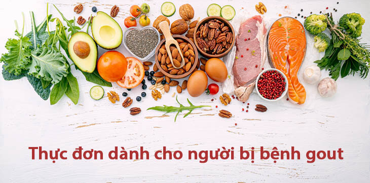 Xây dựng thực đơn cho người bệnh gout theo 7 ngày